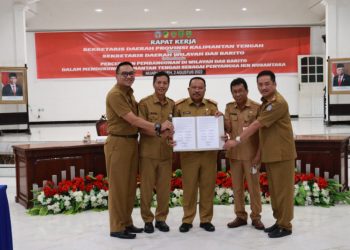 Sekda Provinsi dan Sekda Wilayah DAS Barito Raker Percepatan Pembangunan Universitas Barito Raya