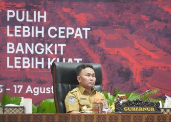 Gubernur Kalteng H. Sugianto Sabran Hadiri Rapat Koordinasi Pengendalian Inflasi Daerah