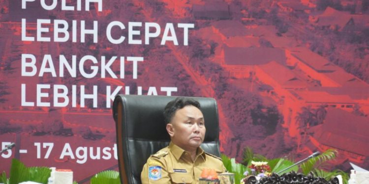 Gubernur Kalteng H. Sugianto Sabran Hadiri Rapat Koordinasi Pengendalian Inflasi Daerah
