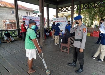 Satpolairud Polres Seruyan Jamin Harkamtibmas Sekitar DAS Seruyan