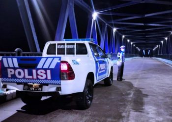 Cegah Aksi Balapan Liar Satlantas Polres Seruyan Laksanakan Patroli Malam