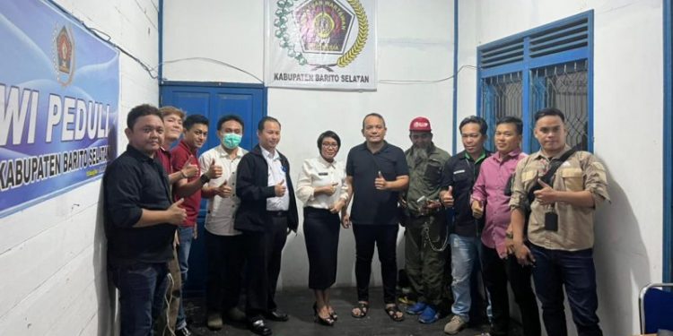 Kadis PUPR Barsel Kunjungi PWI