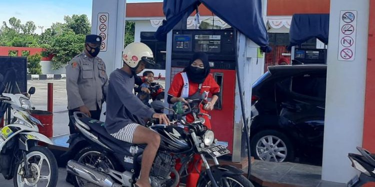 Amankan SPBU, Polsek Seruyan Hilir Cegah Penyalahgunaan BBM