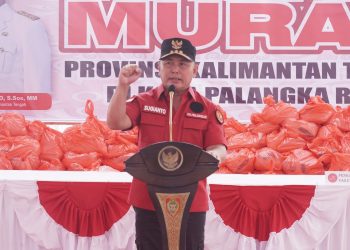 Gubernur Sugianto Sabran Buka Pasar Murah dan Pasar Penyeimbang Serentak se-Kalteng
