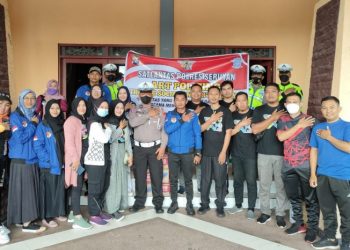 Satlantas Polres Seruyan Gelar Car Free Day dan Sosialisasi Tertib Berlalulintas