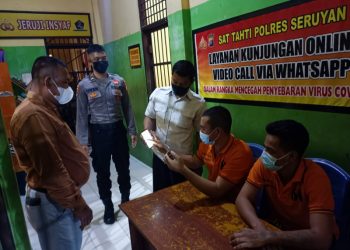 Besuk Tahanan Secara Online, Sat Tahti Fasilitasi Tahanan Secara Gratis