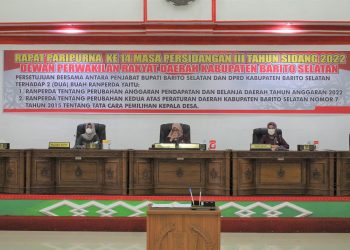 DPRD – Pemkab Barsel Kembali Gelar Rapat Paripurna Ke 14
