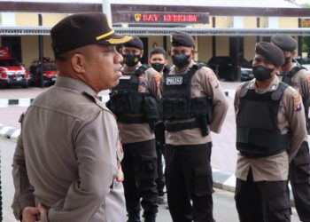 Cegah Aksi Unras, Polres Seruyan Kerahkan Personel