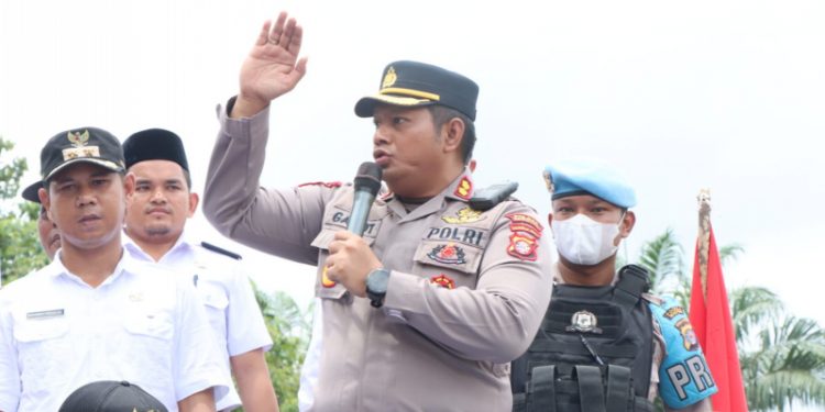 Polres Seruyan Sigap Amankan Aksi Unjuk Rasa di Perusahaan Sawit