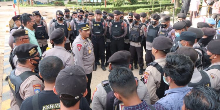 Kapolres Seruyan Apresiasi Besar Kinerja Personel Amankan Unjuk Rasa