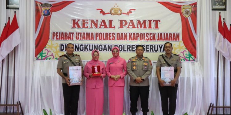 Kenal Pamit, Ungkap Terimakasih Kapolres Seruyan