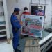Satpolairud Polres Seruyan Laksanakan Himbauan Prokes Covid-19