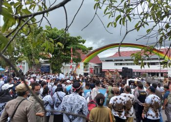 Ratusan Guru SMA/Sederajat di Palangka Raya Demo Tuntut TKD