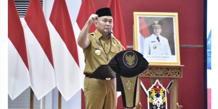 Arahan Gubernur Sugianto Terkait Pengendalian Inflasi