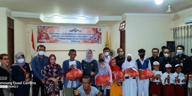 Pj Bupati Barsel Bersama Sejumlah Kepala Dinas Anjangsana ke Panti Asuhan, SLB dan Pemberian Tali Asih