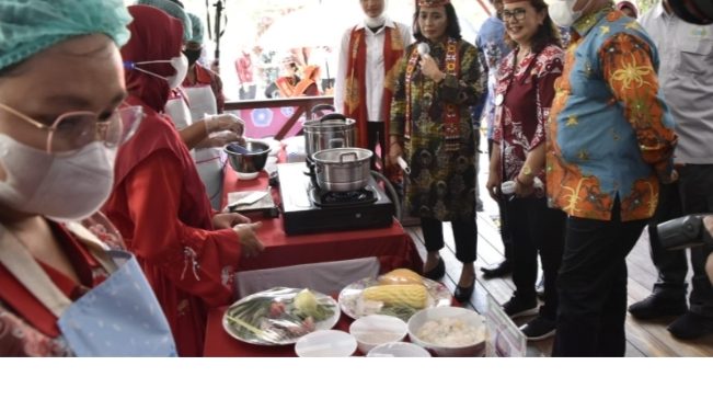 Usai Deklarasi Desa Ramah Perempuan dan Peduli Anak, Menteri PPPA Kunjungi Taman Edukasi
