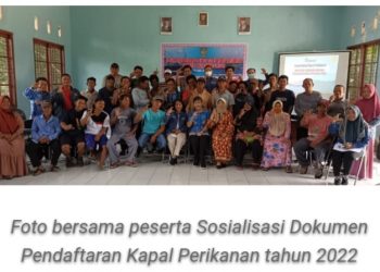 Dislutkan Kalteng Sosialisasi Dokumen Pendaftaran Kapal Perikanan di Seruyan