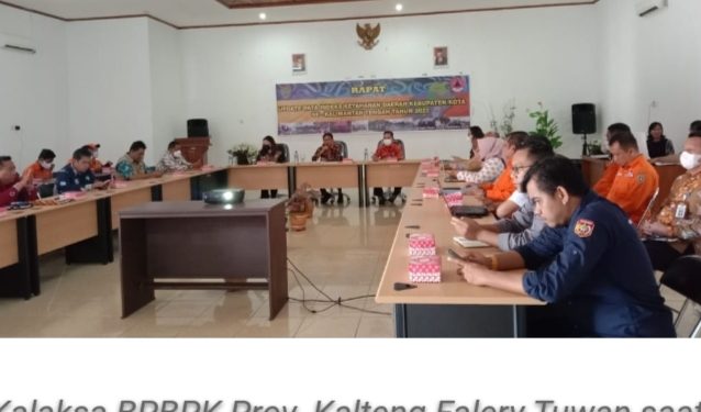 BPBPK Kalteng Rapat Update Data Indeks Ketahanan Daerah Kabupaten/Kota se-Kalteng Tahun 2022