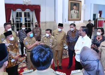 Gubernur Sugianto Sabran Berdiskusi Langsung dengan Presiden Joko Widodo Terkait Pengendalian Inflasi di Daerah