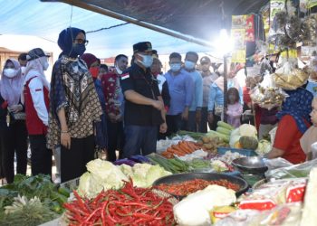 Gubernur H. Sugianto Sabran Harapkan Pasar Penyeimbang Bisa Turunkan Inflasi Kalteng