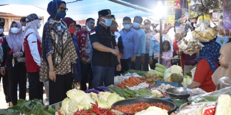 Gubernur H. Sugianto Sabran Harapkan Pasar Penyeimbang Bisa Turunkan Inflasi Kalteng