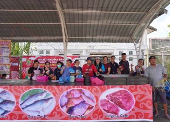 Ketersediaan Ikan Segar di Pasar Penyeimbang Palangka Raya Diminati Masyarakat