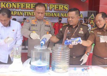 Polda Kalteng Amankan 9 Tersangka Narkoba dan Musnahkan 1,2 Kg Sabu