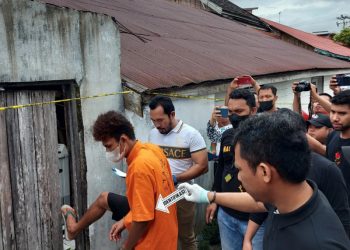 Polisi Gelar Pra Rekonstruksi Pembunuhan Pasutri, Ini Motifnya