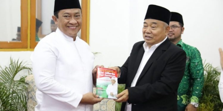 Wagub Edy Pratowo Gelar Silaturahmi dengan Ketum PP Persatuan Guru NU