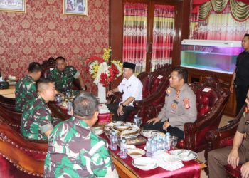 Kapolres Sambut Kunjungan Silaturahmi Danrem 102/Pjg
