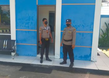 Kanit Binkamsa Polres Seruyan Cek Kesiap-siagaan Satpam Dalam Tugas
