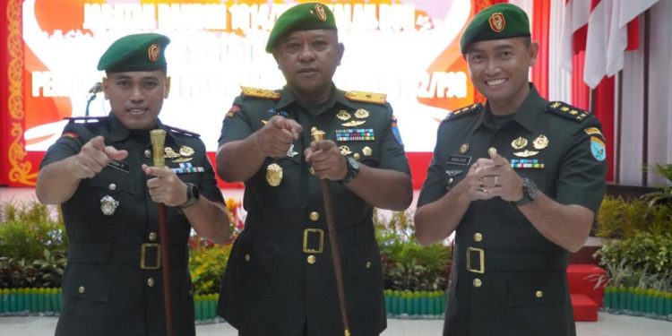 Letkol Arm Yoga Permana  Resmi Jabat Komandan Kodim 1014/ Pangkalan Bun