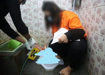 Rekonstruksi Kasus Pembuangan Bayi Oknum Mahasiswa, Ungkap Sejumlah Adegan