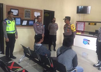 Kabagops Polres Seruyan Cek Kinerja Personel