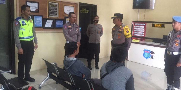 Kabagops Polres Seruyan Cek Kinerja Personel