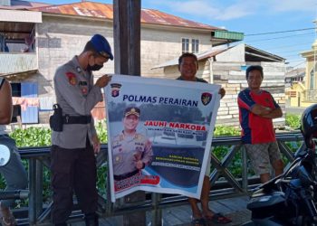 Satpolairud Polres Seruyan Tegaskan Kepada Awak Kapal Jauhi Narkoba