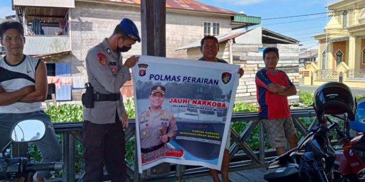 Satpolairud Polres Seruyan Tegaskan Kepada Awak Kapal Jauhi Narkoba