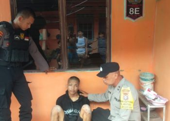 Bhabinkamtibmas Menteng Koata Palangka Raya Amankan Pelaku Pemukulan