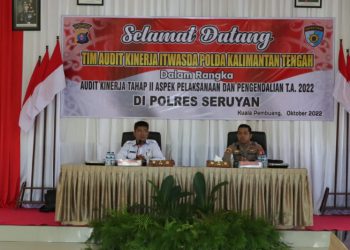 Itwasda Polda Kalteng Lakukan Audit Kinerja Tahap II di Polres Seruyan