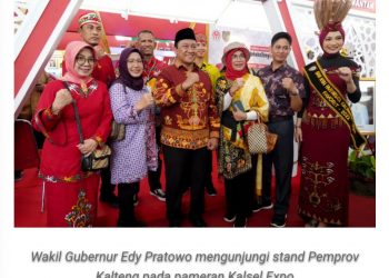 Wakil Gubernur Kalteng Hadiri Pembukaan MTQ Nasional XXIX Kalsel Expo 2022