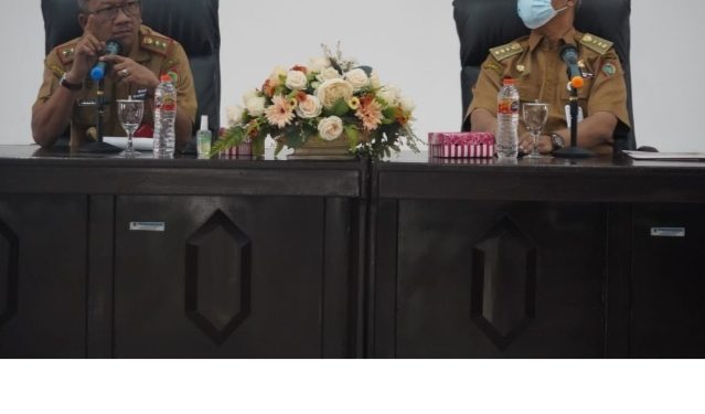 Asisten PemKesra Katma F. Dirun Buka Entry Meeting Pemeriksaan Reguler Perangkat Daerah Lingkup Pemprov. Kalteng TA. 2022