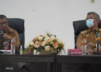 Asisten PemKesra Katma F. Dirun Buka Entry Meeting Pemeriksaan Reguler Perangkat Daerah Lingkup Pemprov. Kalteng TA. 2022