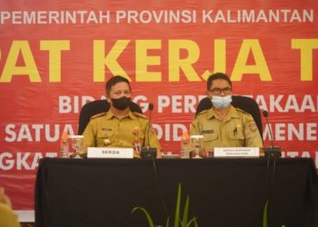 Sahli Suhaemi Pimpin Rakernis Perpustakaan Satuan Pendidikan Menengah se-Kalteng