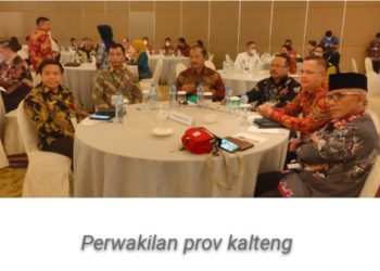 Sekdaprov dan Inspektur Kalteng Hadiri Rakor Pembentukan Desa Anti Korupsi