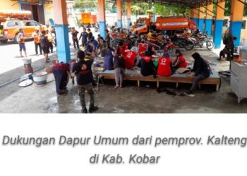 Pemprov. Kalteng Dirikan Dapur Umum Bagi Masyarakat Terdampak Banjir di Kotawaringin Barat