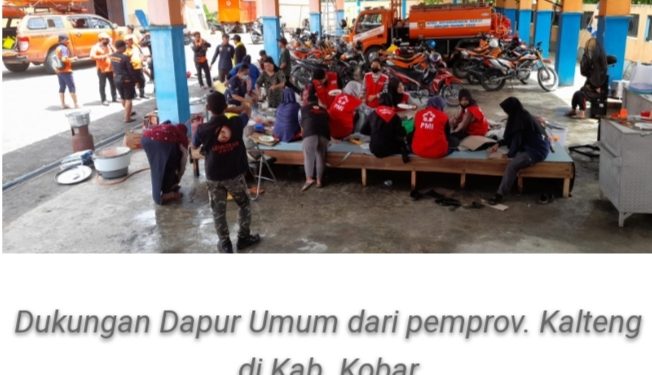 Pemprov. Kalteng Dirikan Dapur Umum Bagi Masyarakat Terdampak Banjir di Kotawaringin Barat