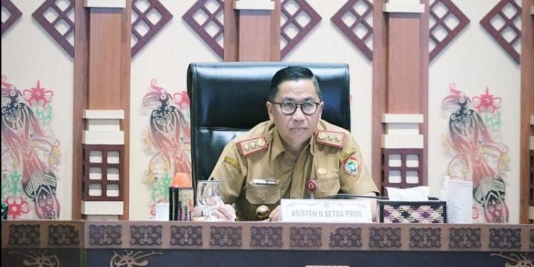 Asisten Ekbang Pemprov Kalteng Hadiri Rakor Pengendalian Inflasi dengan Mendagri