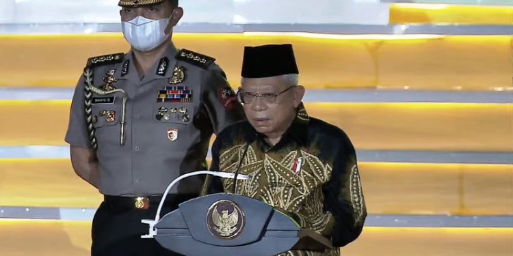 Wapres RI Ma’ruf Amin Membuka Seacara Resmi Pelaksanaan MTQ XXIX Tahun 2022