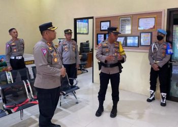 Kapolres Seruyan Cek Kegiatan Pelayanan di Ruang Pelayanan SPKT
