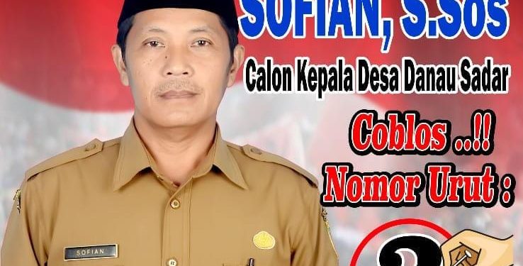 Cakades Sopian Siap Majukan Desa Danau Sadar